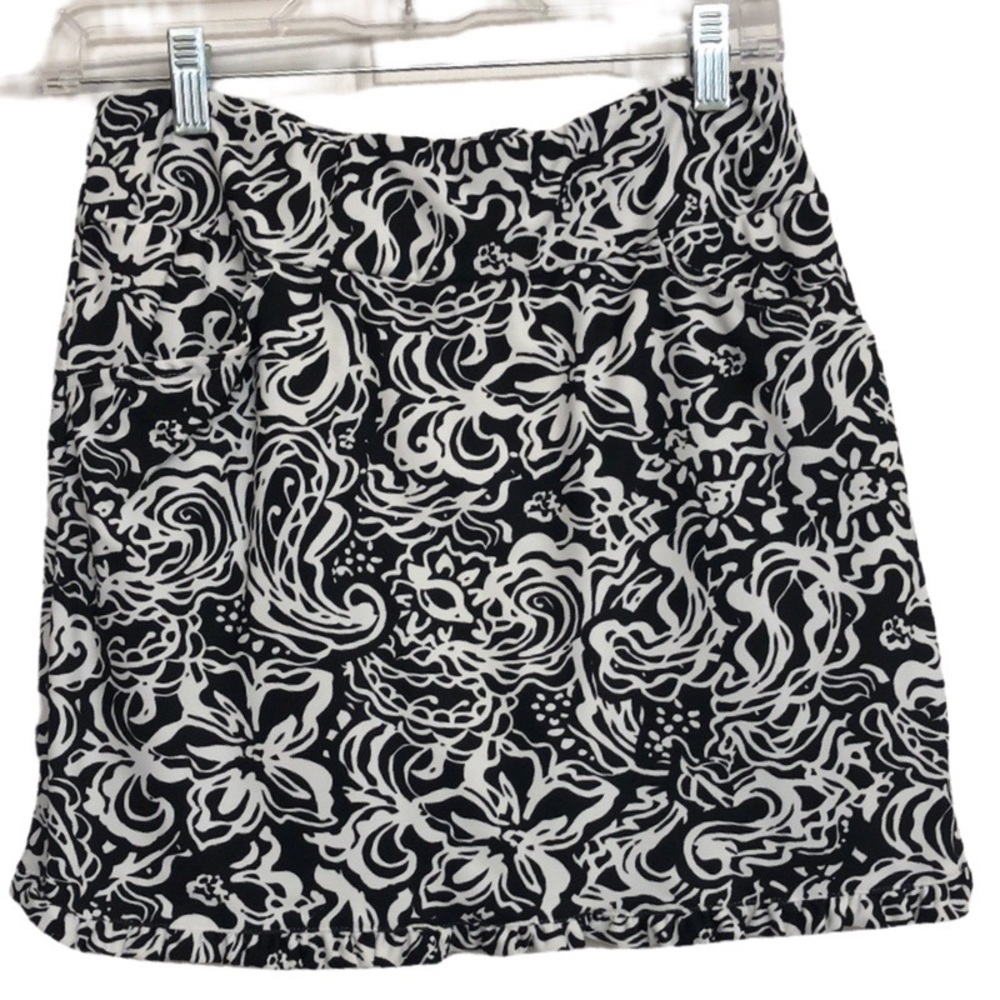 Aryeh BLACK & WHITE SKORT w. POCKETS 🖤